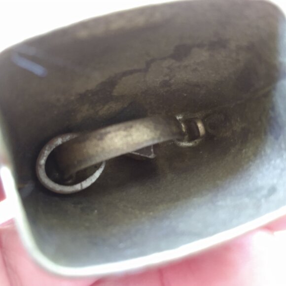 Vintage Austria Cow Bell Souvenir Cowbell with Embroidered Woven Strap Edelweiss - Picture 8 of 15